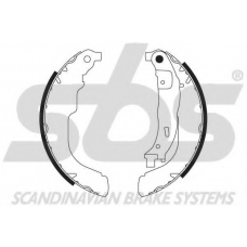 18492737741 S.b.s. Комплект тормозных колодок