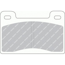 FSL461 FERODO Комплект тормозных колодок, дисковый тормоз