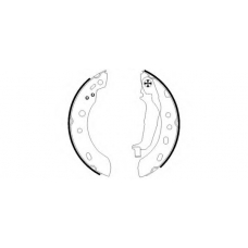 MFR550 MINTEX Комплект тормозных колодок