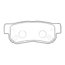 PL-0539 JNBK Колодки тормозные