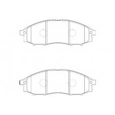 WBP23970A WAGNER LOCKHEED Комплект тормозных колодок, дисковый тормоз