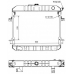 501277 NRF Радиатор, охлаждение двигателя