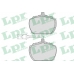 05P212 LPR Комплект тормозных колодок, дисковый тормоз