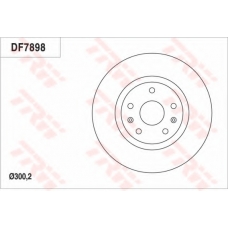 DF7898 TRW Тормозной диск