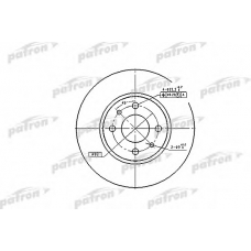 PBD1790 PATRON Тормозной диск