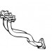 03132 FONOS Труба выхлопного газа