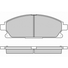 12-0857 E.T.F. Комплект тормозных колодок, дисковый тормоз