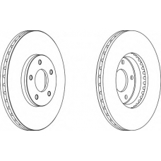DDF1478-1 FERODO Тормозной диск