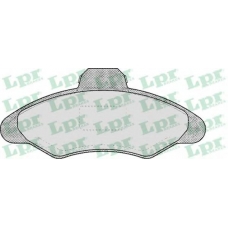 05P383 LPR Комплект тормозных колодок, дисковый тормоз