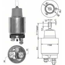 940113050346 MAGNETI MARELLI Тяговое реле, стартер