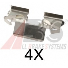 1714Q ABS Комплектующие, колодки дискового тормоза