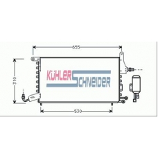 2320601 KUHLER SCHNEIDER Конденсатор, кондиционер