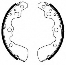 BBF892 QUINTON HAZELL Комплект тормозных колодок
