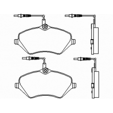 MDK0207 MINTEX Комплект тормозов, дисковый тормозной механизм