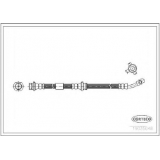 19035048 CORTECO Тормозной шланг