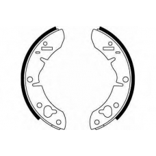 GS6028 TRW Комплект тормозных колодок