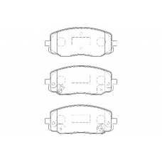 WBP24275A WAGNER LOCKHEED Комплект тормозных колодок, дисковый тормоз