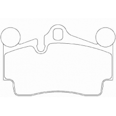 P 85 070 BREMBO Комплект тормозных колодок, дисковый тормоз