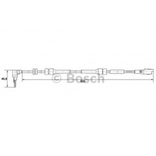 0 265 007 083 BOSCH Датчик, частота вращения колеса