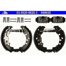 03.0520-8620.3 ATE Комплект тормозных колодок