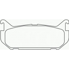 2176603 TEXTAR Комплект тормозных колодок, дисковый тормоз