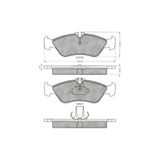 7.417S PEX Комплект тормозных колодок, дисковый тормоз