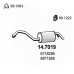 14.7019 ASSO Глушитель выхлопных газов конечный