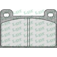 05P491 LPR Комплект тормозных колодок, дисковый тормоз