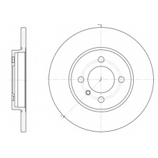 6058 00 KAWE Тормозной диск