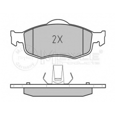 025 213 9418/PD MEYLE Комплект тормозных колодок, дисковый тормоз