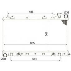 53095 NRF Радиатор, охлаждение двигателя