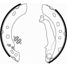 18492722687 S.b.s. Комплект тормозных колодок