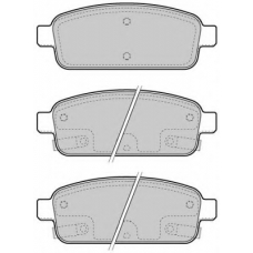 FBP-1725 FREMAX Комплект тормозных колодок, дисковый тормоз