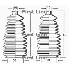 FSG3072 FIRST LINE Пыльник, рулевое управление