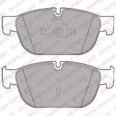 LP2198 DELPHI Комплект тормозных колодок, дисковый тормоз