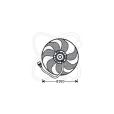 32VB007 ELECTRO AUTO Вентилятор, охлаждение двигателя