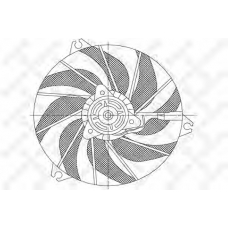 29-99336-SX STELLOX Вентилятор, охлаждение двигателя