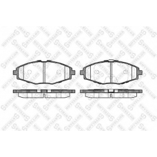 707 000B-SX STELLOX Комплект тормозных колодок, дисковый тормоз
