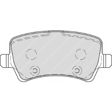 FSL4237 FERODO Комплект тормозных колодок, дисковый тормоз