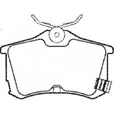 BP1093 QH Benelux Комплект тормозных колодок, дисковый тормоз