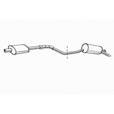 610365 FONOS Глушитель выхлопных газов конечный
