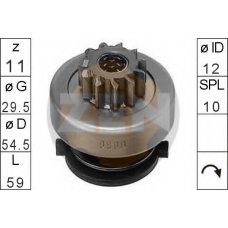 225348 ERA Привод с механизмом свободного хода, стартер