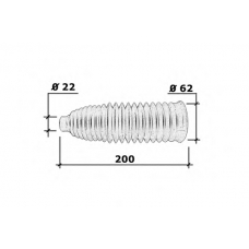 1211432 OCAP Пыльник, рулевое управление