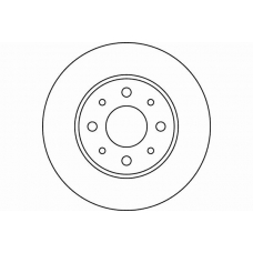 MDC1689 MINTEX Тормозной диск