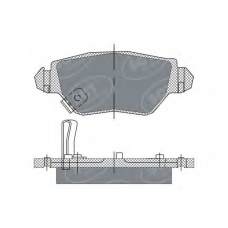 SP 242 PR SCT Комплект тормозных колодок, дисковый тормоз