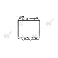 11002014 VAN WEZEL Радиатор, охлаждение двигателя