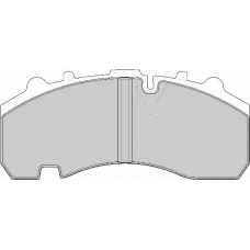 G6937 ABEX Комплект тормозных колодок, дисковый тормоз