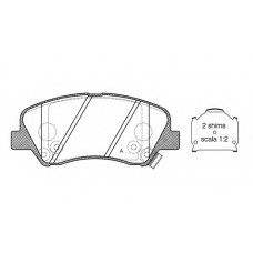 BPA1488.02 OPEN PARTS Комплект тормозных колодок, дисковый тормоз