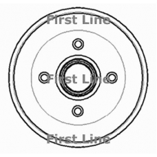 FBR621 FIRST LINE Тормозной барабан