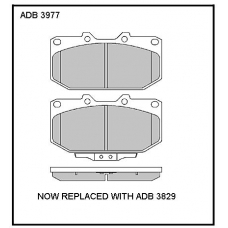 ADB3977 Allied Nippon Тормозные колодки